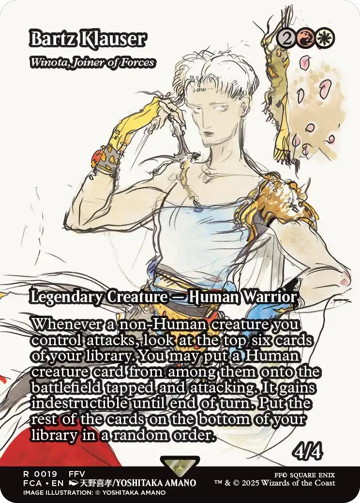 Bartz Klauser - Winota, Joiner of Forces (Showcase) [FINAL FANTASY : Through the Ages] | The Time Vault CA