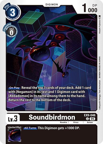 Soundbirdmon [EX9-046] [Versus Monsters] | The Time Vault CA