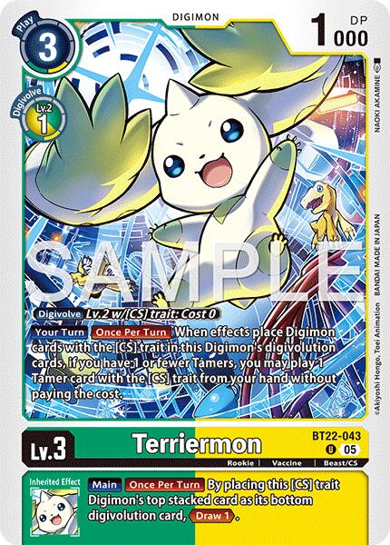Terriermon [BT22-043] [Cyber Eden] | The Time Vault CA