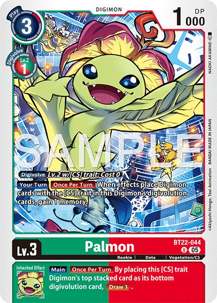 Palmon [BT22-044] [Cyber Eden] | The Time Vault CA