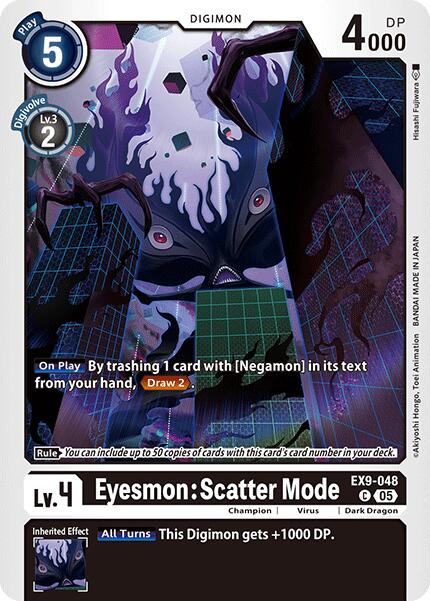Eyesmon: Scatter Mode [EX9-048] [Versus Monsters] | The Time Vault CA