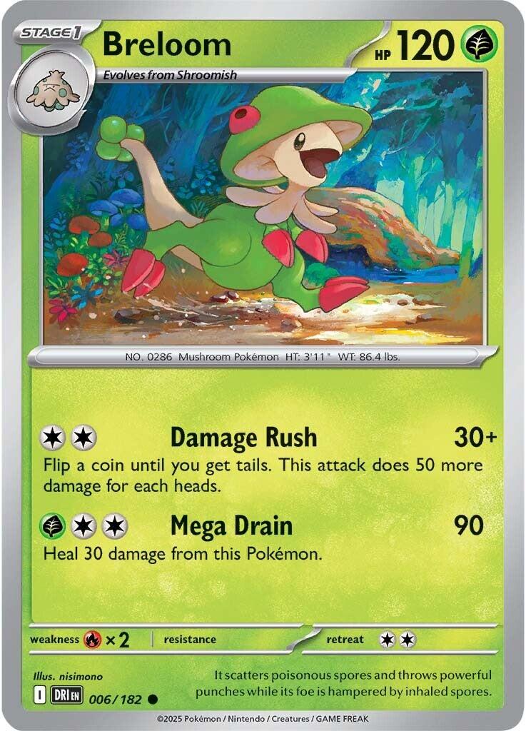 Breloom (006/182) [Scarlet & Violet: Destined Rivals] | The Time Vault CA