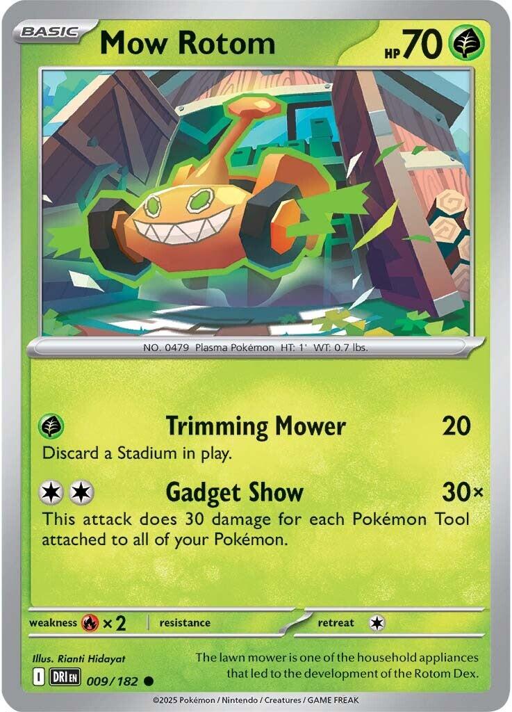 Mow Rotom (009/182) [Scarlet & Violet: Destined Rivals] | The Time Vault CA