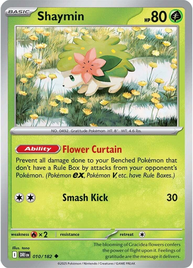 Shaymin (010/182) [Scarlet & Violet: Destined Rivals] | The Time Vault CA