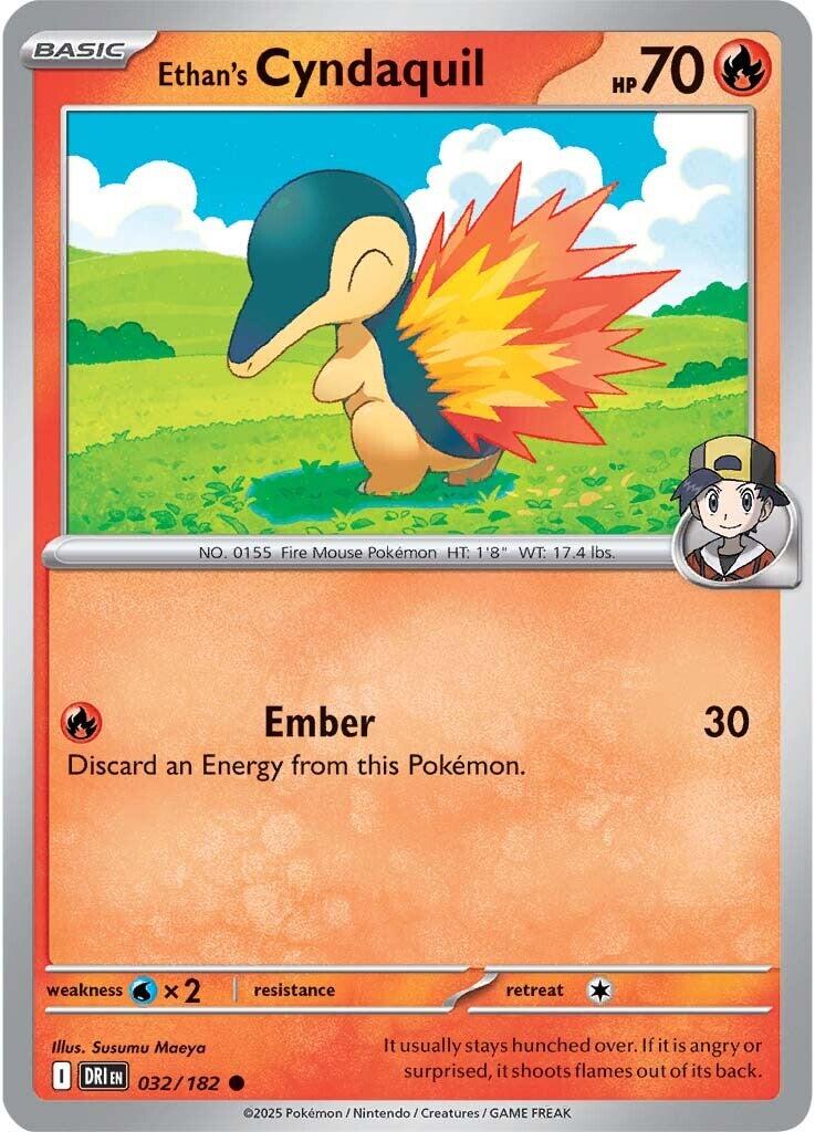 Ethan's Cyndaquil (032/182) [Scarlet & Violet: Destined Rivals] | The Time Vault CA