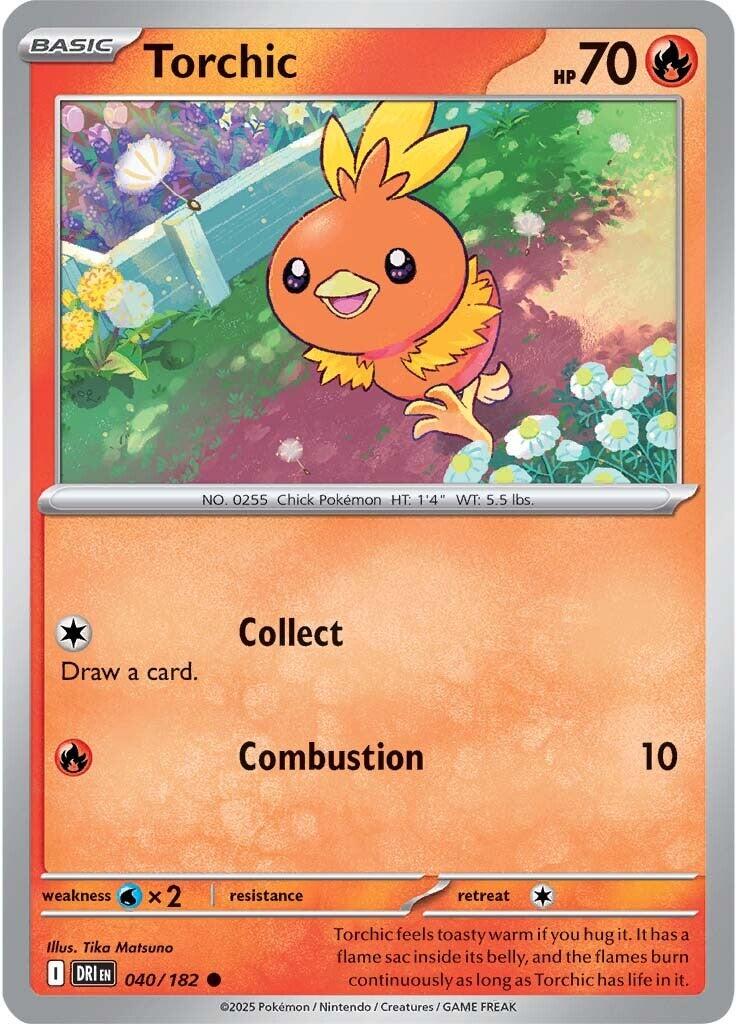 Torchic (040/182) [Scarlet & Violet: Destined Rivals] | The Time Vault CA