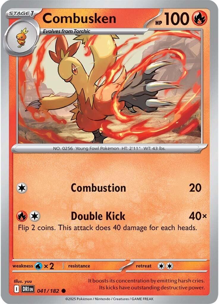 Combusken (041/182) [Scarlet & Violet: Destined Rivals] | The Time Vault CA