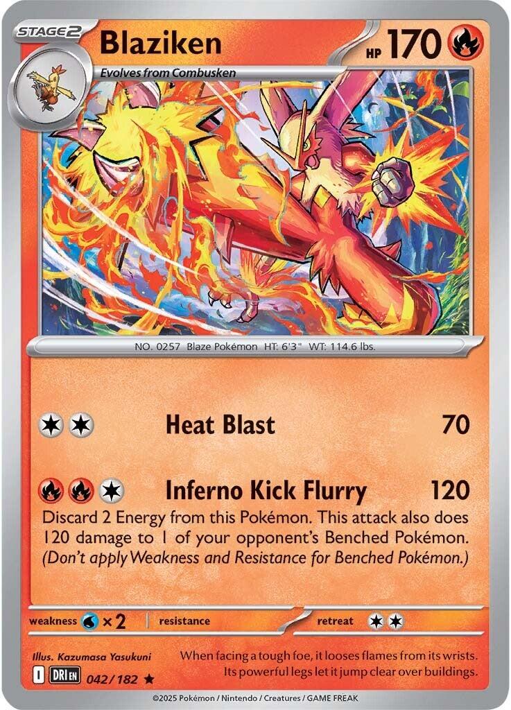 Blaziken (042/182) [Scarlet & Violet: Destined Rivals] | The Time Vault CA