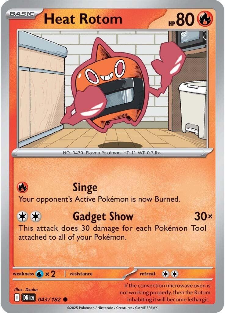 Heat Rotom (043/182) [Scarlet & Violet: Destined Rivals] | The Time Vault CA
