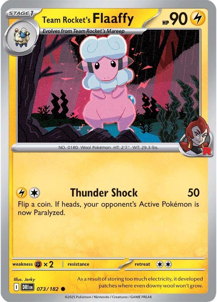 Team Rocket's Flaaffy (073/182) [Scarlet & Violet: Destined Rivals] | The Time Vault CA
