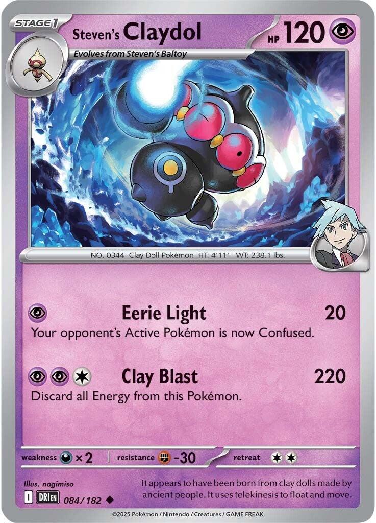 Steven's Claydol (084/182) [Scarlet & Violet: Destined Rivals] | The Time Vault CA