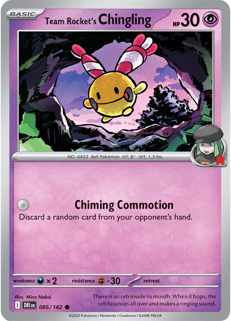 Team Rocket's Chingling (085/182) [Scarlet & Violet: Destined Rivals] | The Time Vault CA