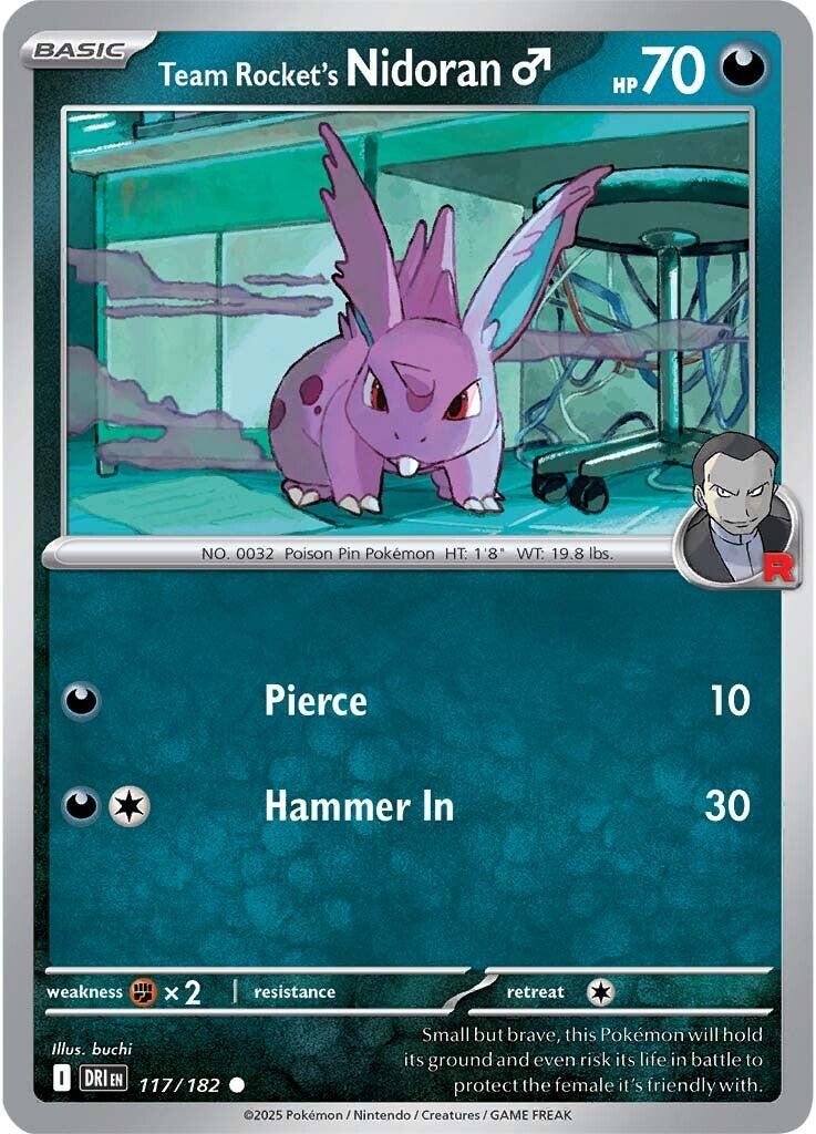 Team Rocket's Nidorand (117/182) [Scarlet & Violet: Destined Rivals] | The Time Vault CA