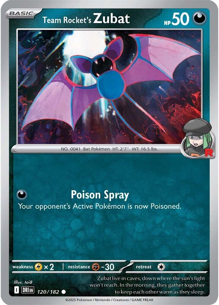 Team Rocket's Zubat (120/182) [Scarlet & Violet: Destined Rivals] | The Time Vault CA