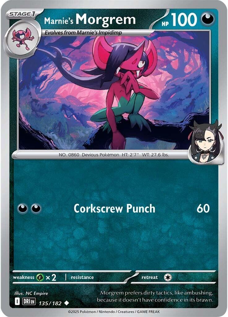 Marnie's Morgrem (135/182) [Scarlet & Violet: Destined Rivals] | The Time Vault CA