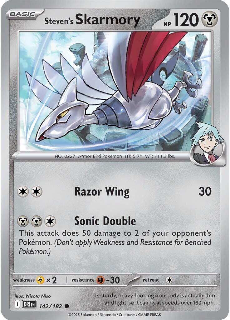 Steven's Skarmory (142/182) [Scarlet & Violet: Destined Rivals] | The Time Vault CA