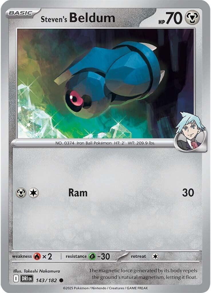 Steven's Beldum (143/182) [Scarlet & Violet: Destined Rivals] | The Time Vault CA