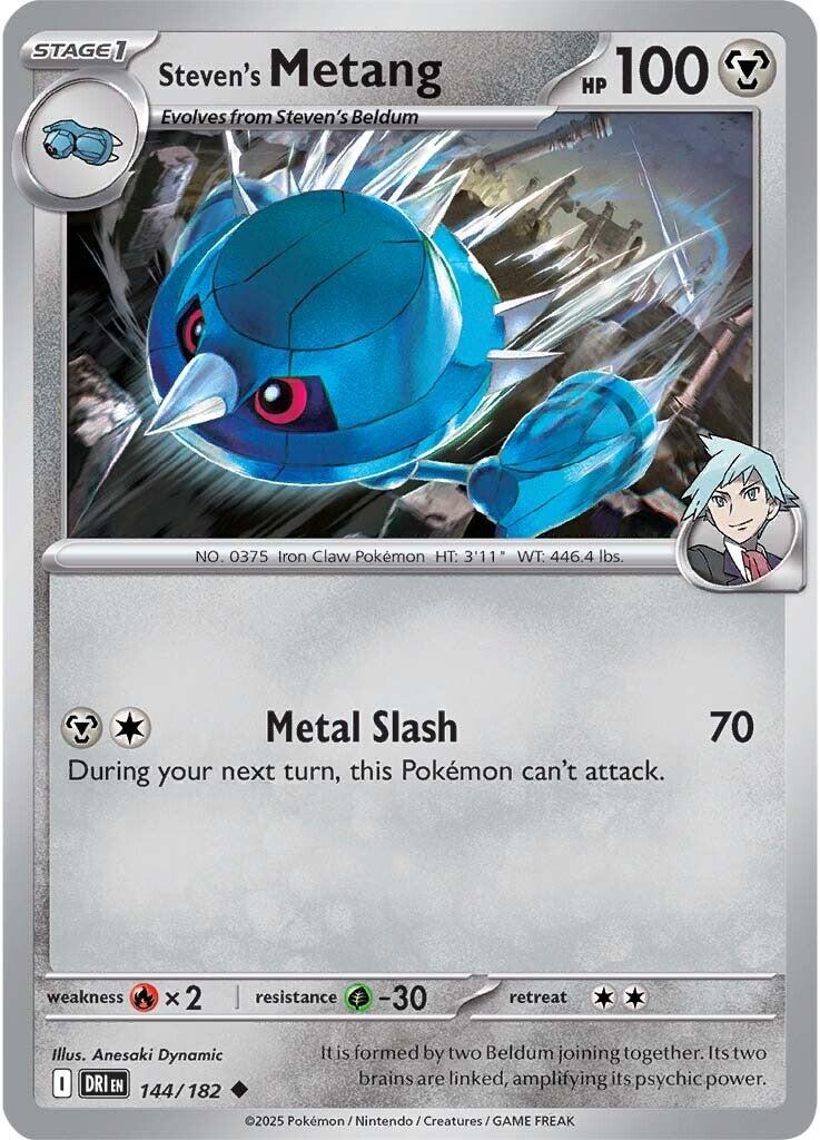 Steven's Metang (144/182) [Scarlet & Violet: Destined Rivals] | The Time Vault CA