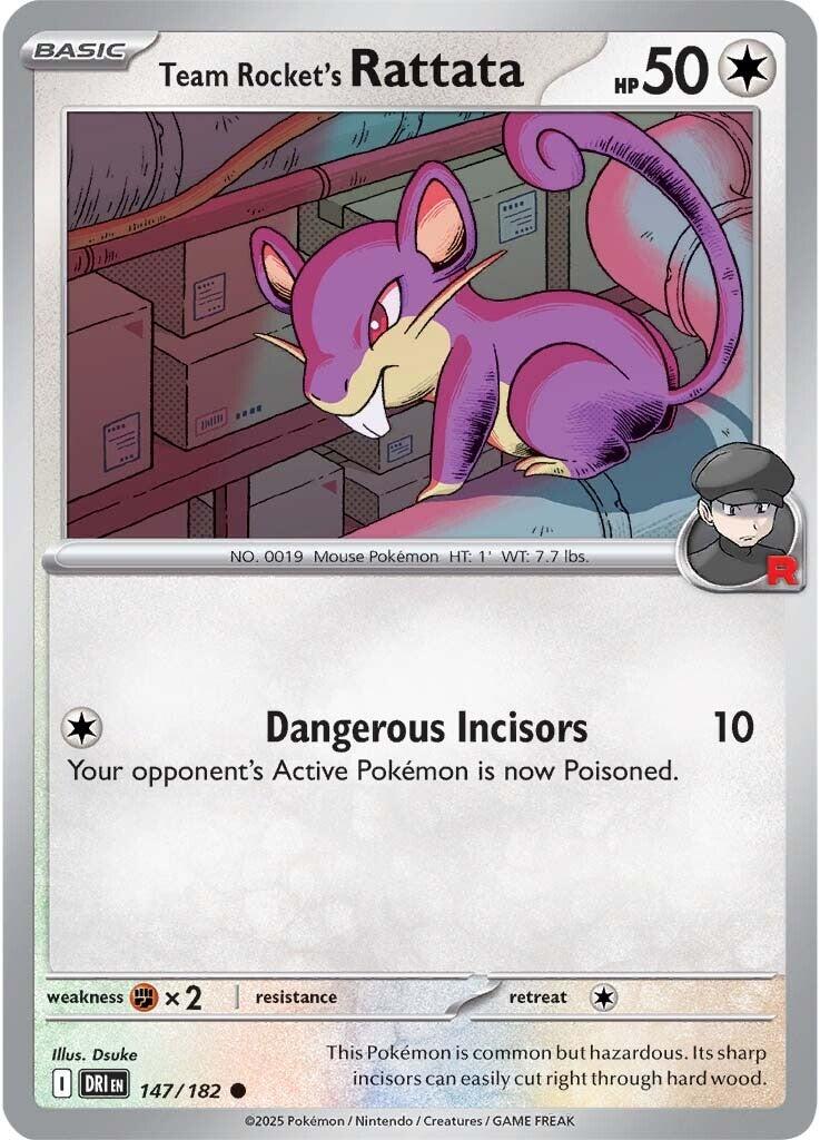 Team Rocket's Rattata (147/182) [Scarlet & Violet: Destined Rivals] | The Time Vault CA