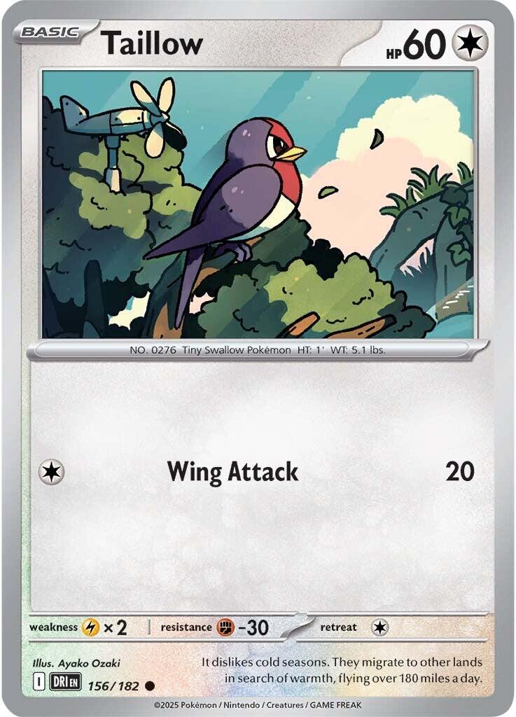 Taillow (156/182) [Scarlet & Violet: Destined Rivals] | The Time Vault CA