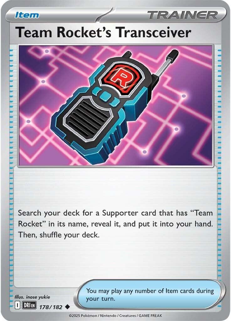 Team Rocket's Transceiver (178/182) [Scarlet & Violet: Destined Rivals] | The Time Vault CA