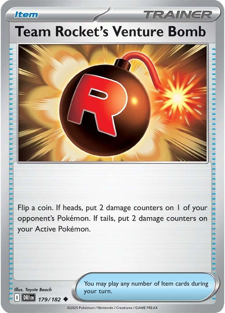Team Rocket's Venture Bomb (179/182) [Scarlet & Violet: Destined Rivals] | The Time Vault CA