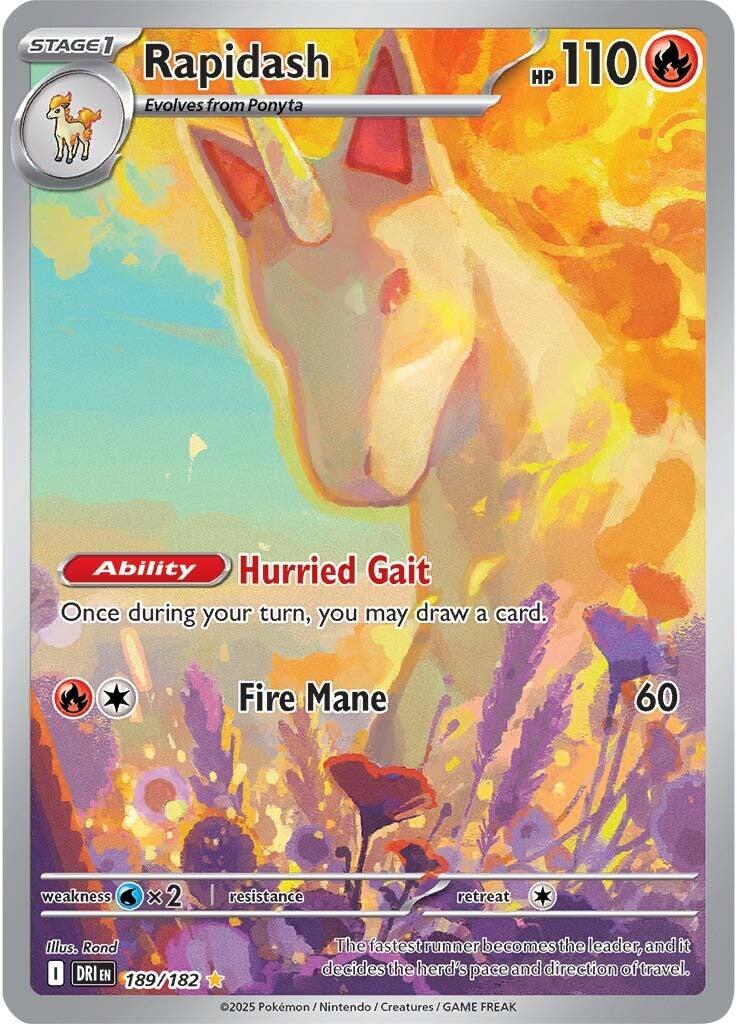 Rapidash (189/182) [Scarlet & Violet: Destined Rivals] | The Time Vault CA