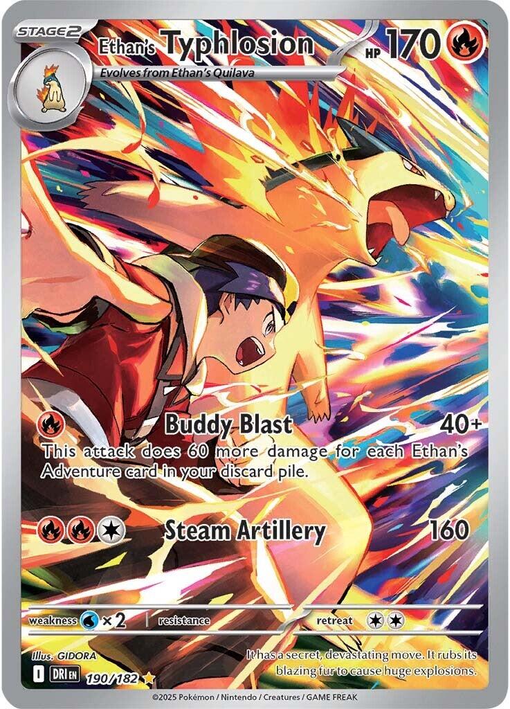 Ethan's Typhlosion (190/182) [Scarlet & Violet: Destined Rivals] | The Time Vault CA