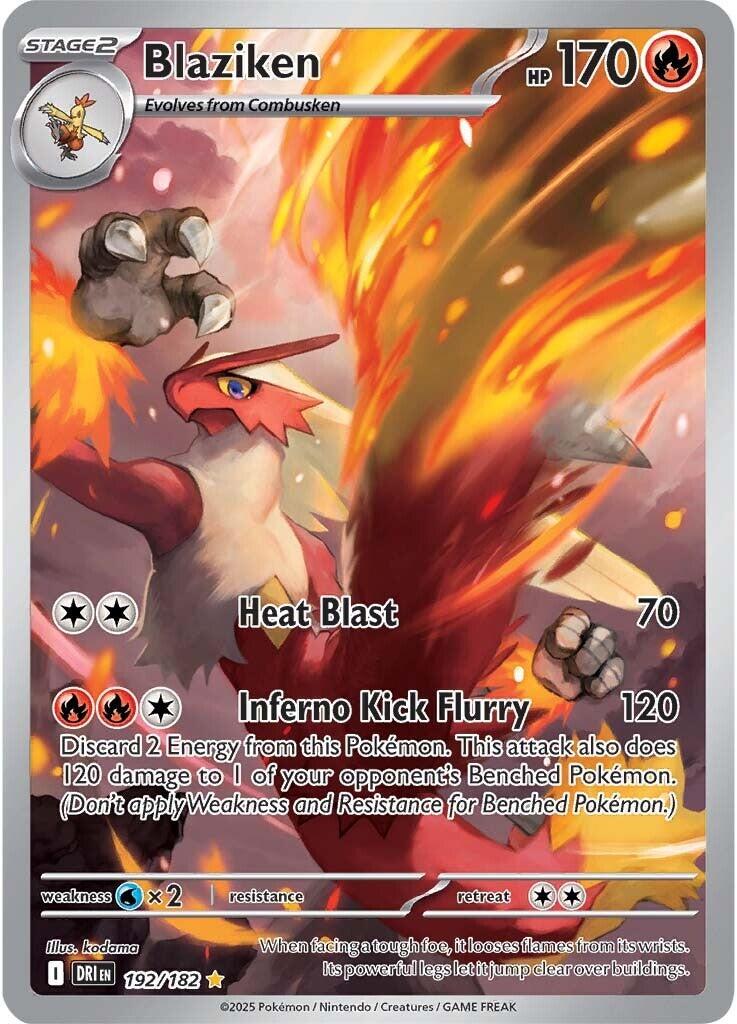 Blaziken (192/182) [Scarlet & Violet: Destined Rivals] | The Time Vault CA