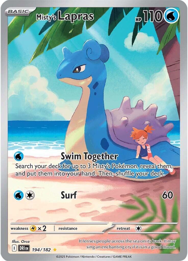 Misty's Lapras (194/182) [Scarlet & Violet: Destined Rivals] | The Time Vault CA