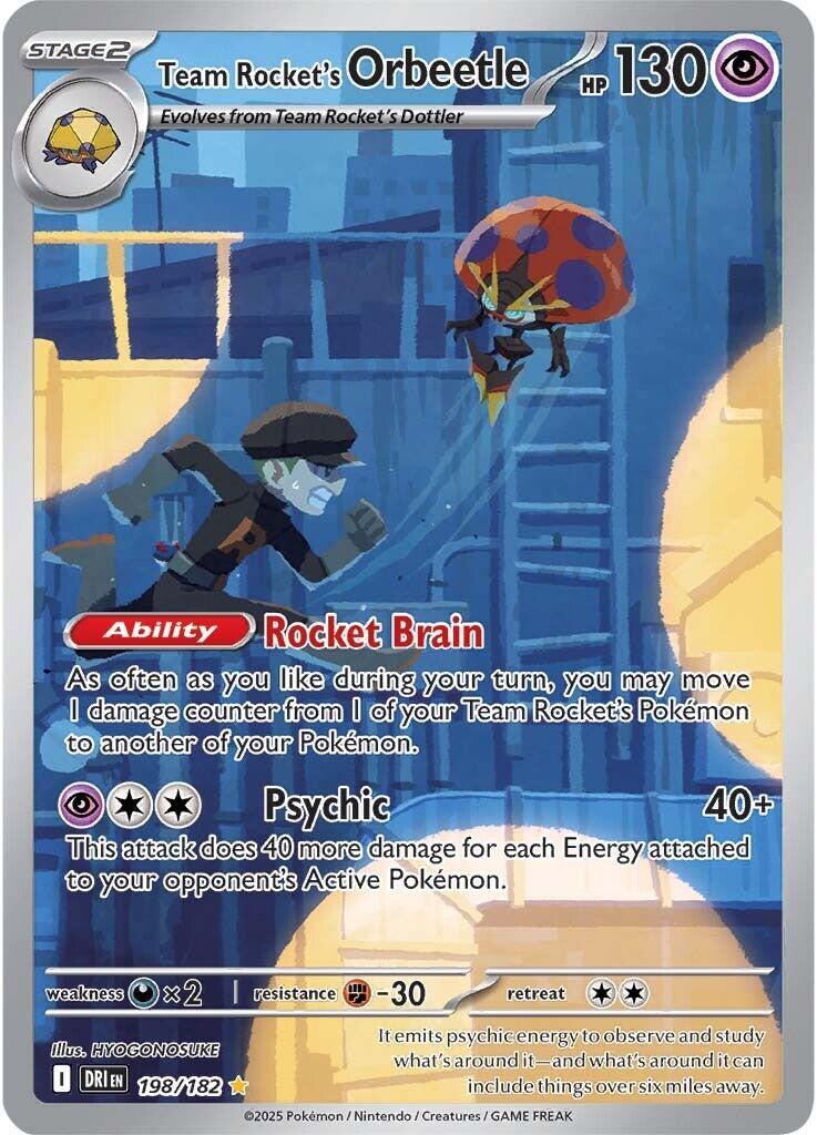 Team Rocket's Orbeetle (198/182) [Scarlet & Violet: Destined Rivals] | The Time Vault CA
