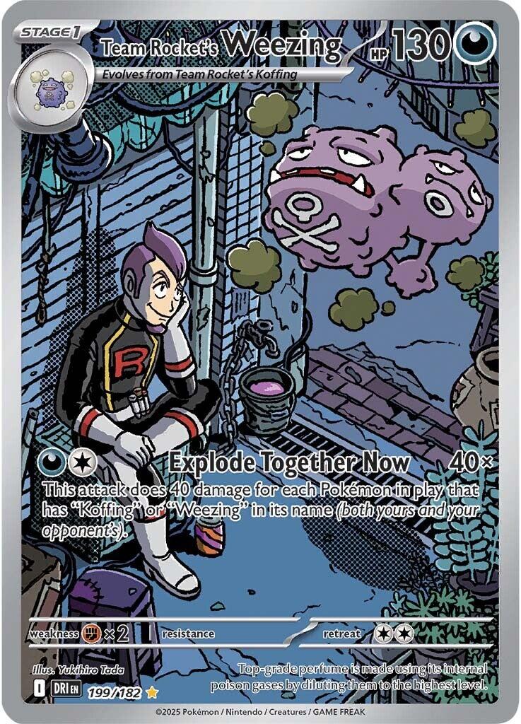 Team Rocket's Weezing (199/182) [Scarlet & Violet: Destined Rivals] | The Time Vault CA