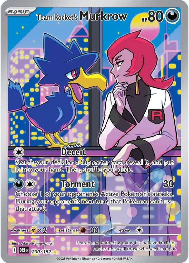 Team Rocket's Murkrow (200/182) [Scarlet & Violet: Destined Rivals] | The Time Vault CA