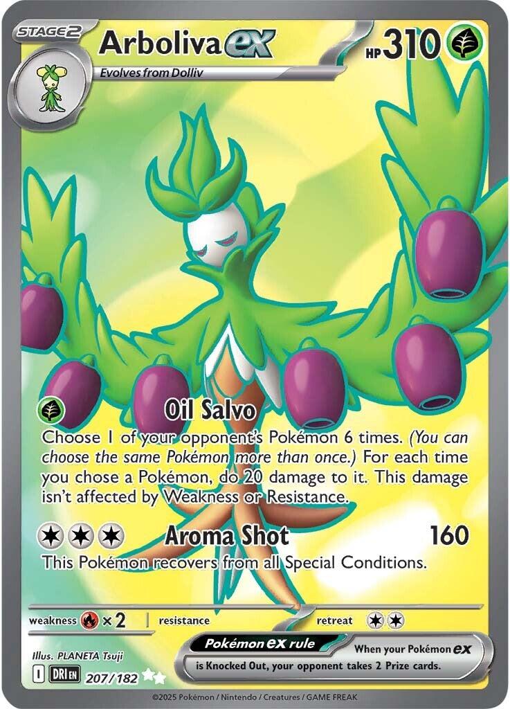 Arboliva ex (207/182) [Scarlet & Violet: Destined Rivals] | The Time Vault CA
