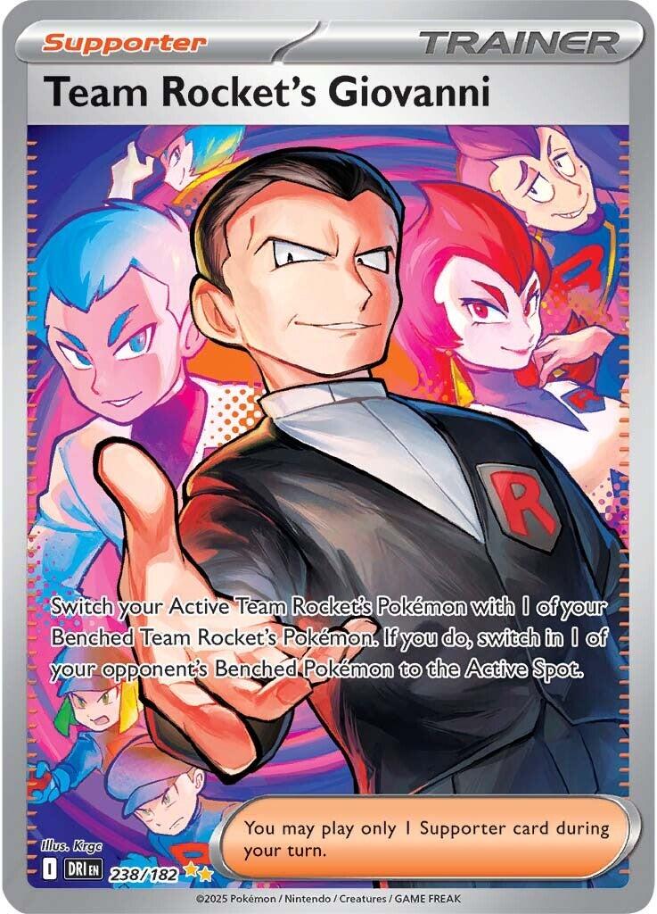 Team Rocket's Giovanni (238/182) [Scarlet & Violet: Destined Rivals] | The Time Vault CA