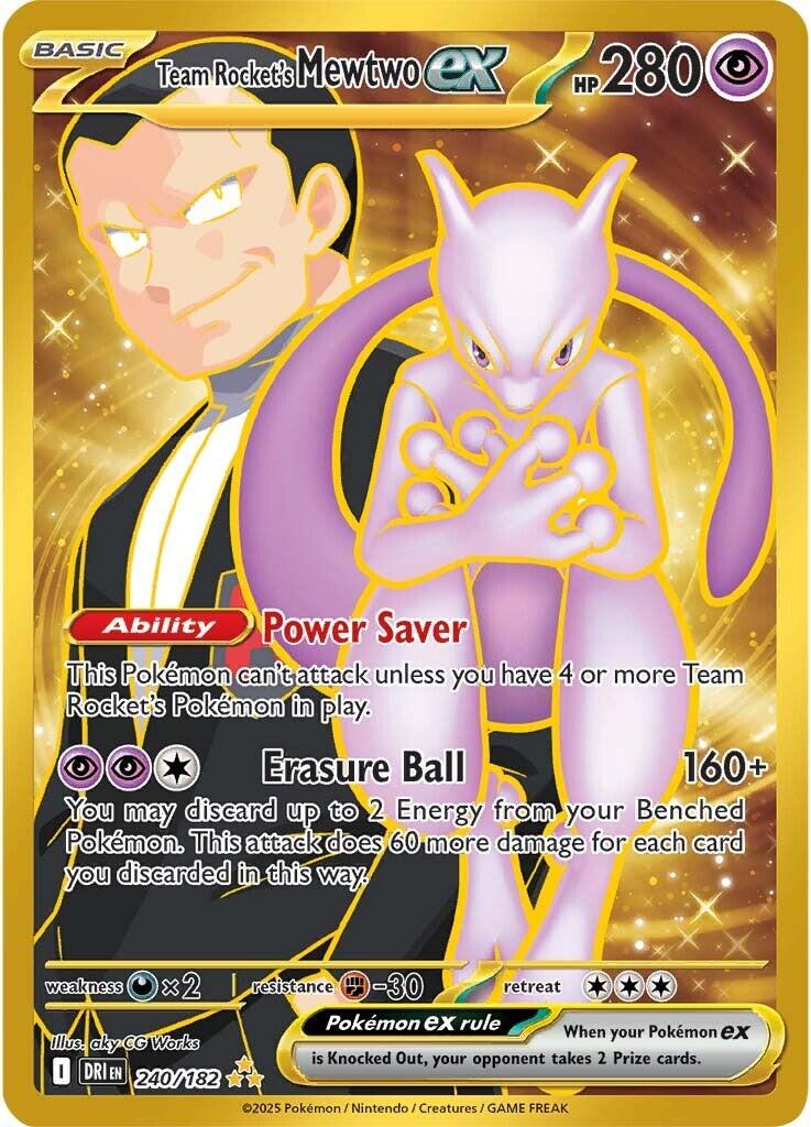 Team Rocket's Mewtwo ex (240/182) [Scarlet & Violet: Destined Rivals] | The Time Vault CA