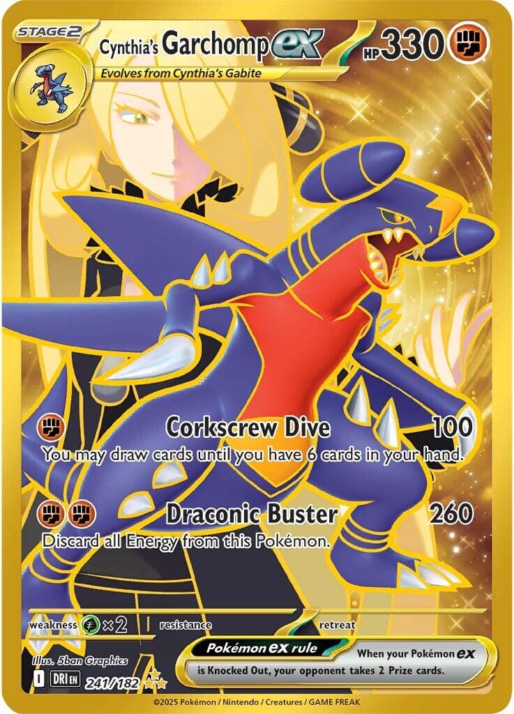 Cynthia's Garchomp ex (241/182) [Scarlet & Violet: Destined Rivals] | The Time Vault CA