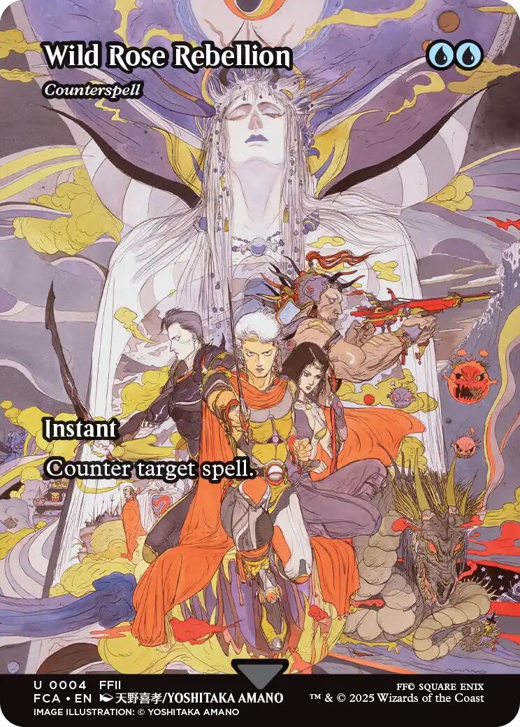 Wild Rose Rebellion - Counterspell (Showcase) [FINAL FANTASY : Through the Ages] | The Time Vault CA