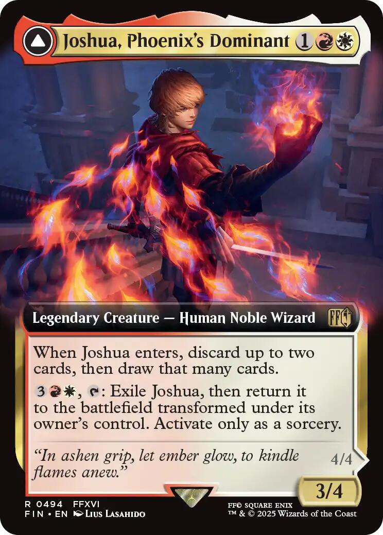 Joshua, Phoenix's Dominant (Extended Art) [FINAL FANTASY] | The Time Vault CA