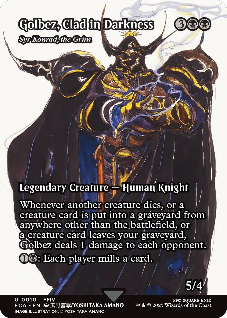 Golbez, Clad in Darkness - Syr Konrad, the Grim (Showcase) [FINAL FANTASY : Through the Ages] | The Time Vault CA