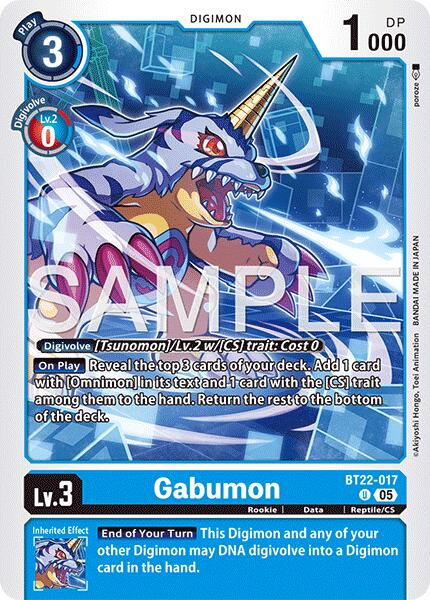 Gabumon [BT22-017] [Cyber Eden] | The Time Vault CA