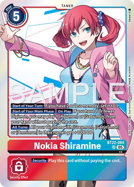 Nokia Shiramine [BT22-084] [Cyber Eden] | The Time Vault CA
