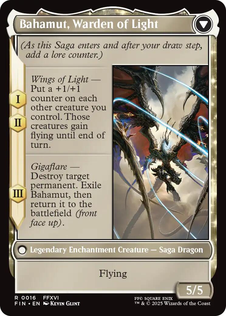 Dion, Bahamut's Dominant // Bahamut, Warden of Light [FINAL FANTASY] | The Time Vault CA