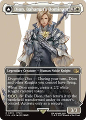 Dion, Bahamut's Dominant // Bahamut, Warden of Light (Borderless) [FINAL FANTASY] | The Time Vault CA