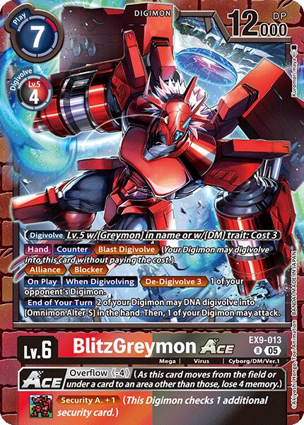 BlitzGreymon ACE [EX9-013] [Versus Monsters] | The Time Vault CA