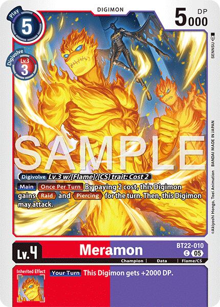Meramon [BT22-010] [Cyber Eden] | The Time Vault CA