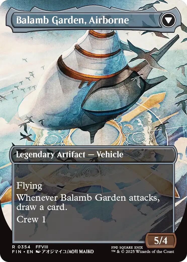Balamb Garden, SeeD Academy // Balamb Garden, Airborne (Borderless) [FINAL FANTASY] | The Time Vault CA