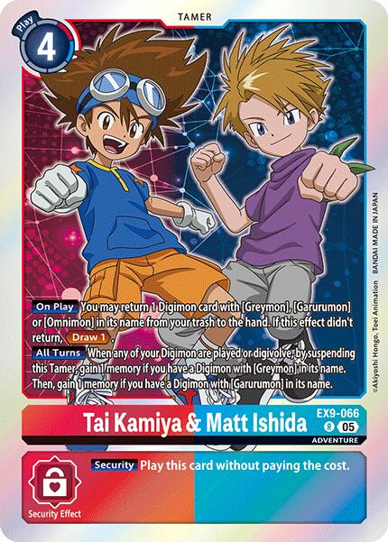 Tai Kamiya & Matt Ishida [EX9-066] [Versus Monsters] | The Time Vault CA