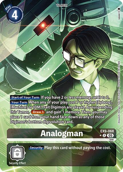 Analogman [EX9-068] (Alternate Art) [Versus Monsters] | The Time Vault CA