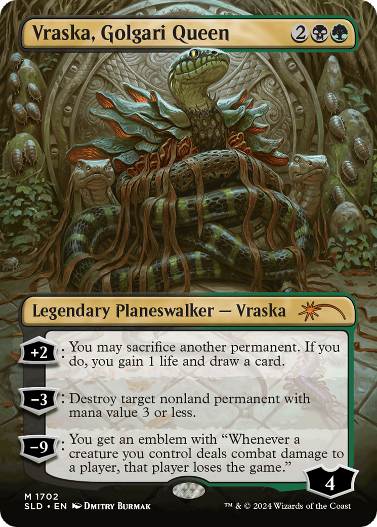 Vraska, Golgari Queen (1702) [Secret Lair Drop Series] | The Time Vault CA